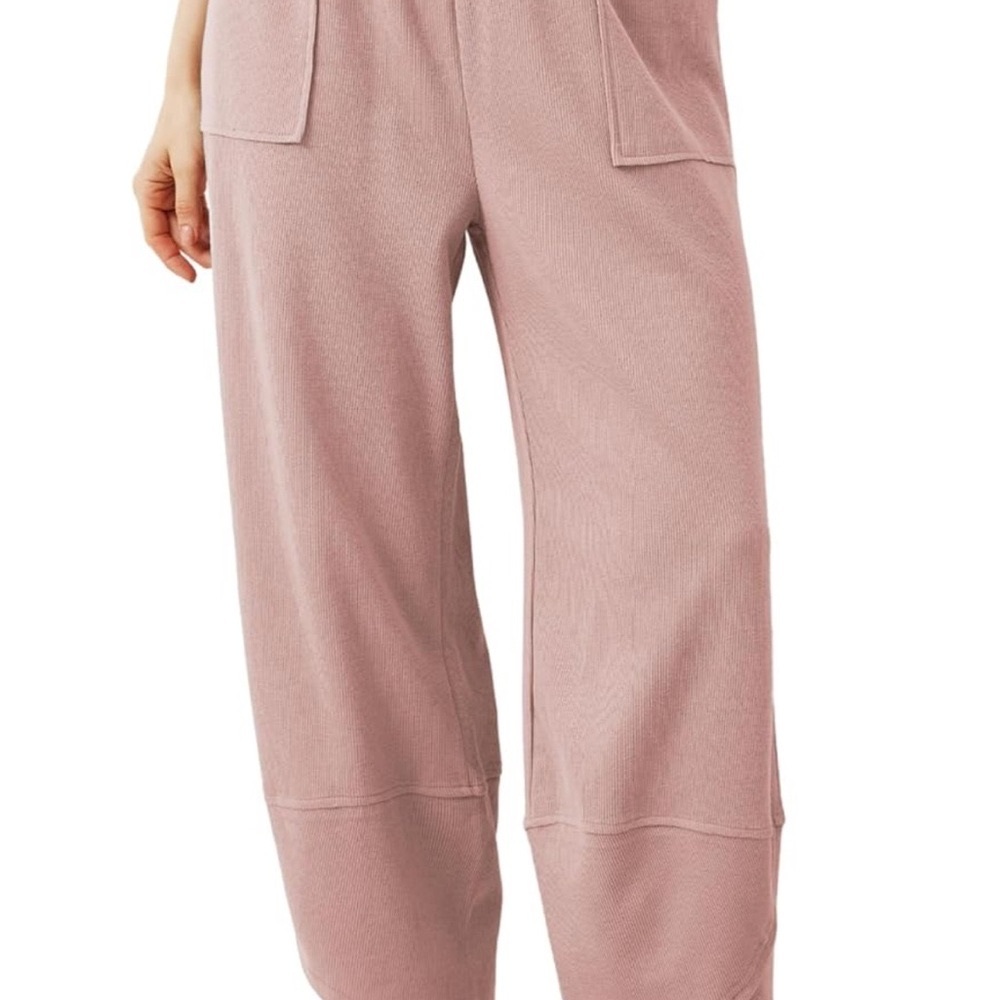 Dokotoo Women's Pink Wide Leg Pants